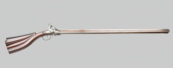 Triple-Barrel Revolving Flintlock Fowling Piece from the Gun Cabinet of the..., Germany, c. 1650. Creator: Tilman Kevcks.