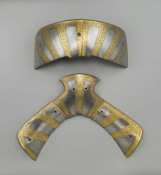 Saddle Steels (Front three piece), Milan, c. 1575. Creator: Unknown.