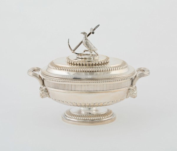 Sauce Tureen and Cover from the Hood Service, England, 1807/08. Creator: Paul Storr.