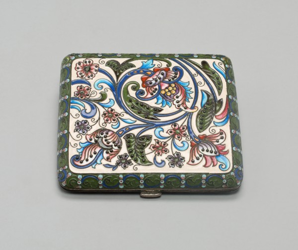 Cigarette Case, Moscow, c. 1896/1900. Creator: Carl Faberge.