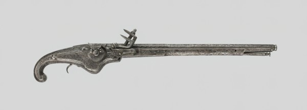 Wheellock Pistol (Pedrenyal) of King Louis XIII of France, Ripoll, c. 1615. Creator: Unknown.