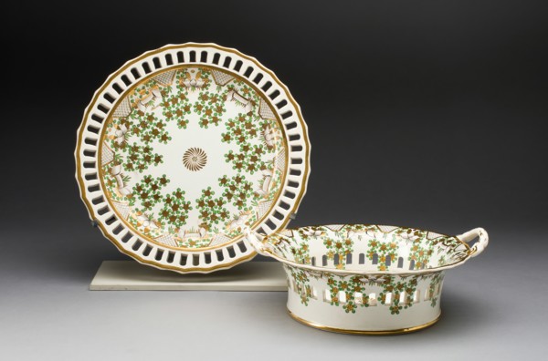 Basket, Stoke on Trent, 1770/97. Creator: Spode.