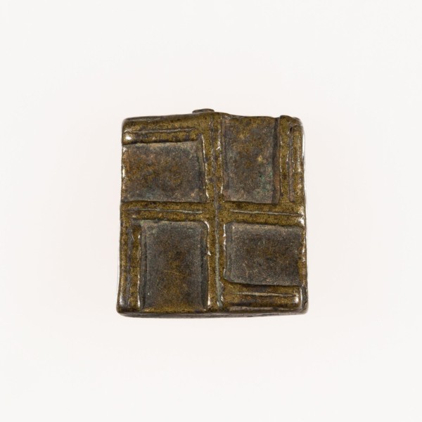Goldweight with a Geometric Design, Ghana, 18th/19th century. Creator: Unknown.