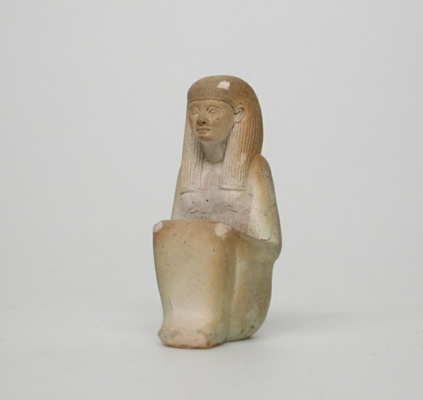 Statuette of the Goddess Maat, Egypt, New Kingdom, Dynasty 18 or earlier (1623-1293 BCE). Creator: Unknown.