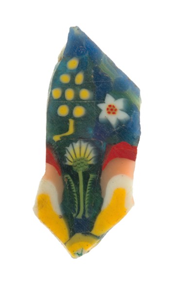 Fragment of a Floral Plaque, Egypt, late 1st century BCE/early 1st century CE. Creator: Unknown.