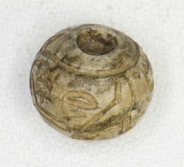 Bead with Cartouche of Amenemhat, Egypt, Middle Kingdom, Dynasty 12 (about 1985-1773 BCE). Creator: Unknown.