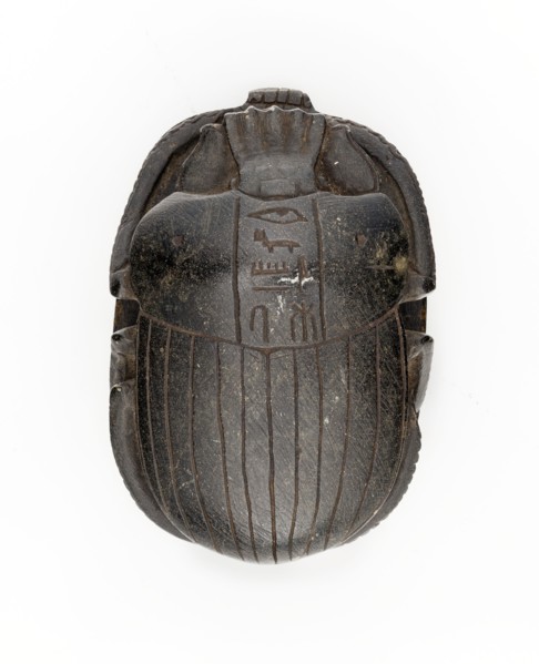 Heart Scarab of the Worker Amun-Mes, Egypt, New Kingdom, Dynasty 19, reign of Ramesses II... Creator: Unknown.