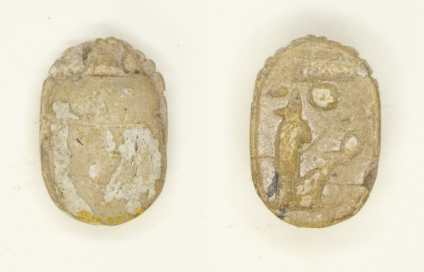Scarab: Menmaatra (Sety I), Egypt, New Kingdom, Dynasty 19, Reign of Sety I (about 1294-1279 BCE). Creator: Unknown.