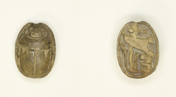 Scarab: Wish Formula, Egypt, New Kingdom-Late Period, Dynasties 19-26 (about 1295-525 BCE). Creator: Unknown.