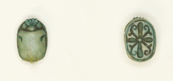 Scarab: Cross Pattern, Egypt, Second Intermediate Period, Dynasty 15 (about 1650-1550 BCE). Creator: Unknown.