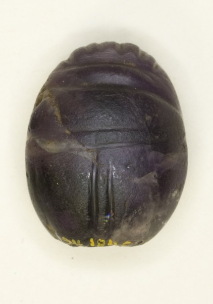 Scarab: Uninscribed, Egypt, Middle Kingdom, Dynasty 12 (about 1985-1773 BCE). Creator: Unknown.