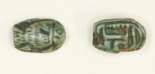 Scaraboid: Fish, Egypt, New Kingdom, Dynasties 18-19 (about 1550-1186 BCE). Creator: Unknown.
