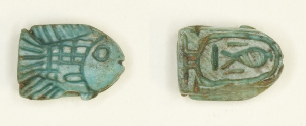 Scaraboid: Fish, Egypt, New Kingdom, Dynasties 18-19 (about 1550-1186 BCE). Creator: Unknown.