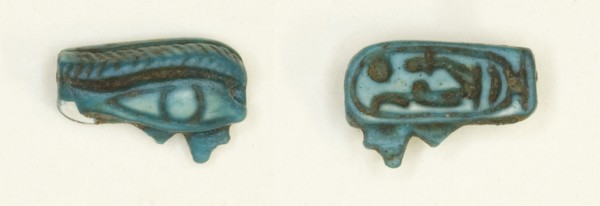 Eye of Horus (Wedjat) Amulet, Egypt, New Kingdom, Dynasty 18, reign of Amenhotep III... Creator: Unknown.