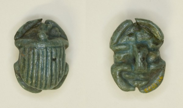 Scarab, Egypt, Late Period, Dynasty 26 (664-525 BCE). Creator: Unknown.
