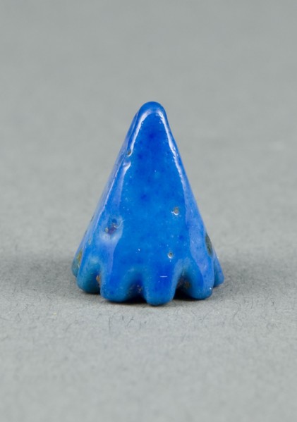 Pendant in the Shape of a Lotus Blossom, Egypt, New Kingdom-Late Period (about 1550-664 BCE). Creator: Unknown.
