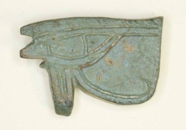 Eye of Horus (Wedjat) Amulet, Egypt, Late Period, Dynasty 26-31 (664-332 BCE). Creator: Unknown.