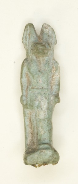 Amulet of the God Anubis, Egypt, Late Period, Dynasties 26-31 (664-332 BCE). Creator: Unknown.
