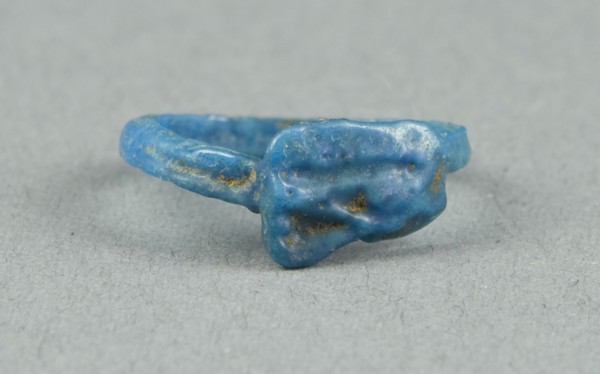 Eye of Horus (Wedjat) Finger Ring, Egypt, New Kingdom, late Dynasty 18 (about 1325 BCE). Creator: Unknown.