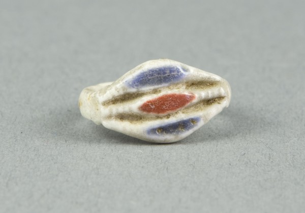 Ring with Inlaid Openwork Bezel, Egypt, New Kingdom, Dynasty 18 (about 1350 BCE). Creator: Unknown.