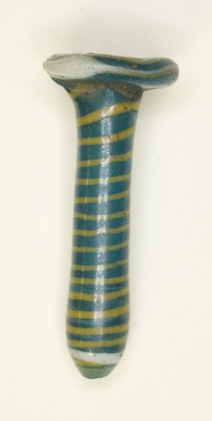 Ear Stud or Bead, Egypt, New Kingdom, Dynasties 18-19 (about 1350-1186 BCE). Creator: Unknown.
