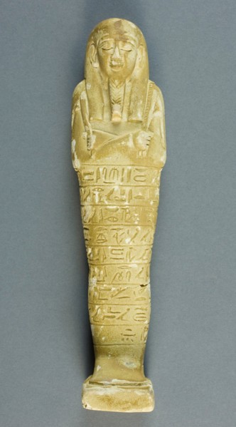 Shabti of Psamtek, Egypt, Late Period, Dynasty 26-31 (664-332 BCE). Creator: Unknown.