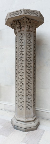 Garrick Theater, Chicago, Illinois, Exterior Column, 1891-92. Creator: Adler & Sullivan.