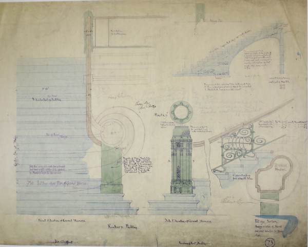 Rookery Building, Chicago, Illinois, Details, 1887. Creator: Burnham and Root.