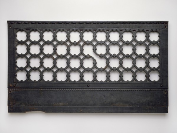 Marquette Building: Elevator Grille Base, 1893/95. Creator: Holabird & Roche.