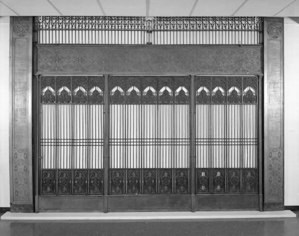 Elevator Grille from the Chicago Stock Exchange, Chicago, Illinois, 1894. Creator: Louis Sullivan.