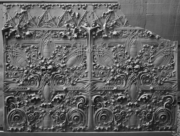 Spandrel Panel from the Gage Building, Chicago, Illinois, 1898-1899. Creator: Louis Sullivan.