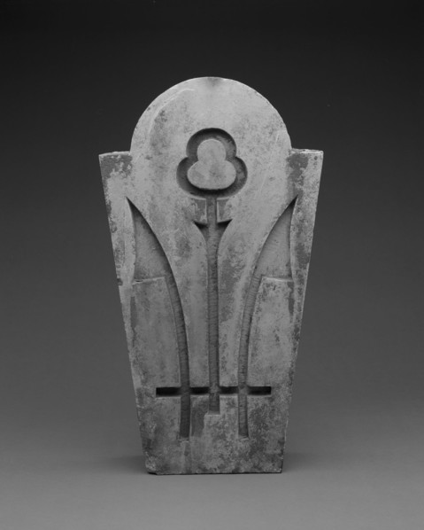 Busby Building, 128 West Lake Street, Chicago, Illinois: Window Keystone, c. 1872. Creator: Unknown.
