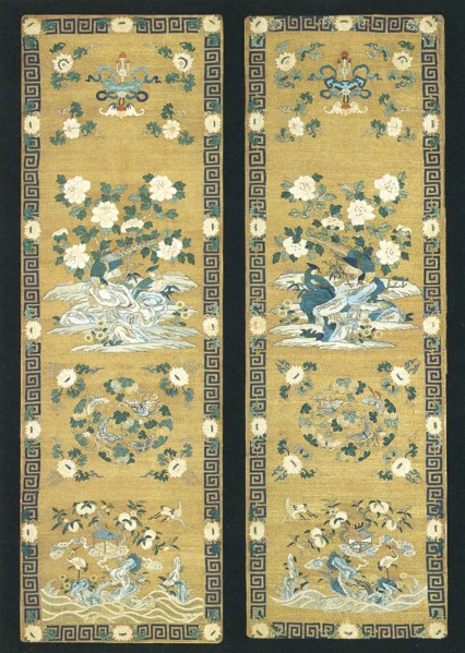 Pair of Chair Panels, China, Qing dynasty (1644-1911), late 17th/early 18th century. Creator: Unknown.