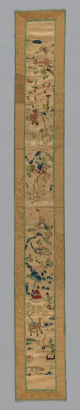 Fragment (Sleeve Band), China, Qing dynasty (1644-1911), 1850/75. Creator: Unknown.