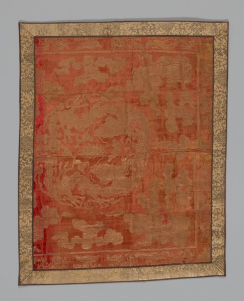 Panel (Furnishing Fabric), China, Edo period (1615-1868), 1775/1825. Creator: Unknown.