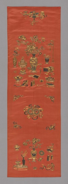 Chair Cover, China, Qing dynasty (1644-1911), 1800/25. Creator: Unknown.