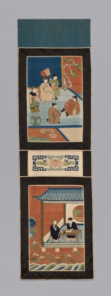 Panel (For a Screen), China, Qing dynasty (1644-1911), 1875/1900. Creator: Unknown.