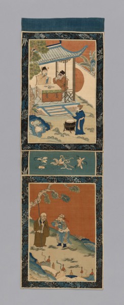 Panel (For a Screen), China, Qing dynasty (1644-1911), 1875/1900. Creator: Unknown.