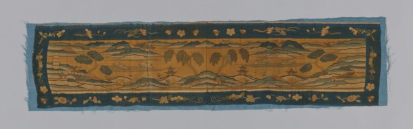 Valance, China, Qianlong Period, Qing dynasty (1644-1911), 1875/1900. Creator: Unknown.