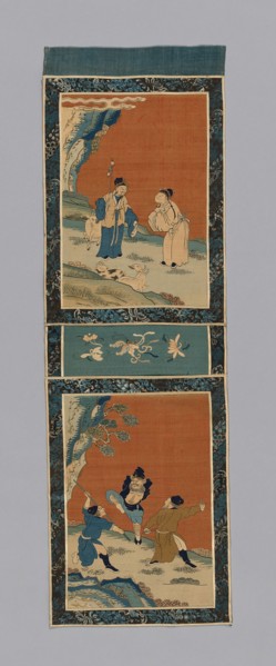 Panel (For a Screen), China, Qing dynasty (1644-1911), 1875/1900. Creator: Unknown.