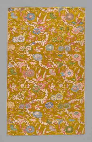 Panel (Dress Fabric), China, Qing dynasty (1644-1911), Mid-18th century. Creator: Unknown.