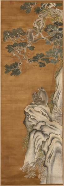 Scroll, China, Qing dynasty (1644-1911), c. 1860. Creator: Unknown.