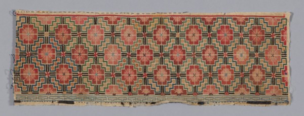 Panel (sleeveband), China, Qing dynasty (1644-1911), 1875/1900. Creator: Unknown.