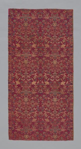 Panel (Furnishing Fabric), Macao, late Ming (1368-1644) or early Qing dynasty (1644-1912). Creator: Unknown.