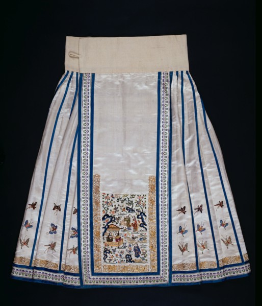 Woman's Qun (Semiformal Domestic Skirt), China, Qing dynasty (1644-1911), 1870/90. Creator: Unknown.