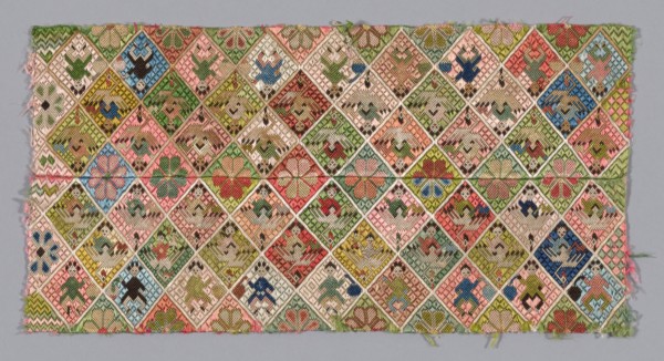 Fragment (Trouser Bands), China, Qing dynasty (1644-1911), 1875/1900. Creator: Unknown.