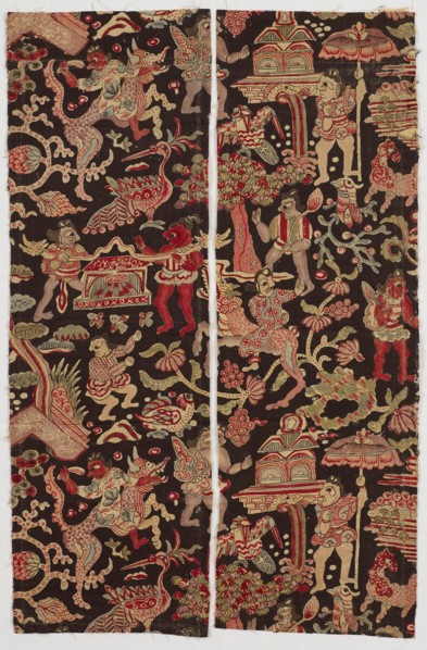 Two Fragments, India, Edo period (1615-1868), 1675/1727. Creator: Unknown.