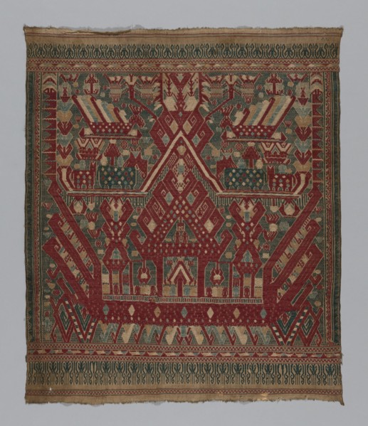Tampan (Ceremonial Cloth), Indonesia, 19th century. Creator: Unknown.