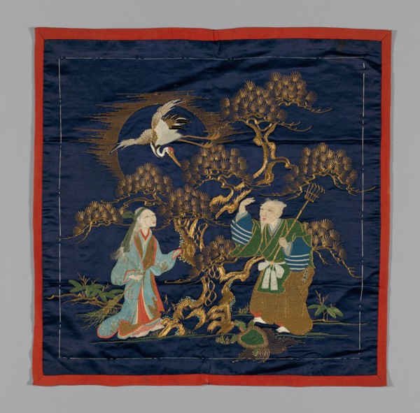 Fukusa (Gift Cover), Japan, late Edo period (1789-1868)/ Meiji period (1868-1912), late 19th cent. Creator: Unknown.
