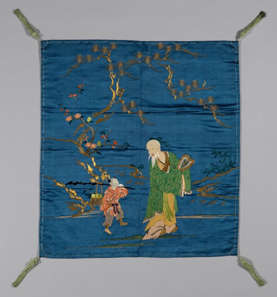 Fukusa (Gift Cover), Japan, Meiji period (1868-1912), late 19th century. Creator: Unknown.